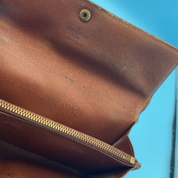 Louis Vuitton-Brown Monogram Portefeuille International Long Wallet - Picture 10 of 10